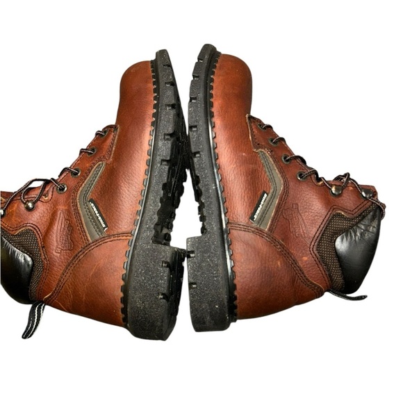 Red Wing 2226 Dyna-Force Mens Safety Toe Brown Leather Work Sport Boots Sz 6.5 - Picture 8 of 13
